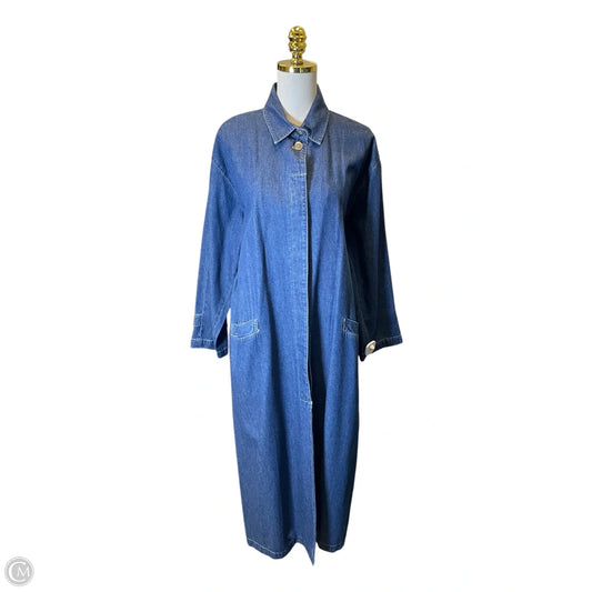Dress Casual Maxi By Chicos In Blue, Size: L