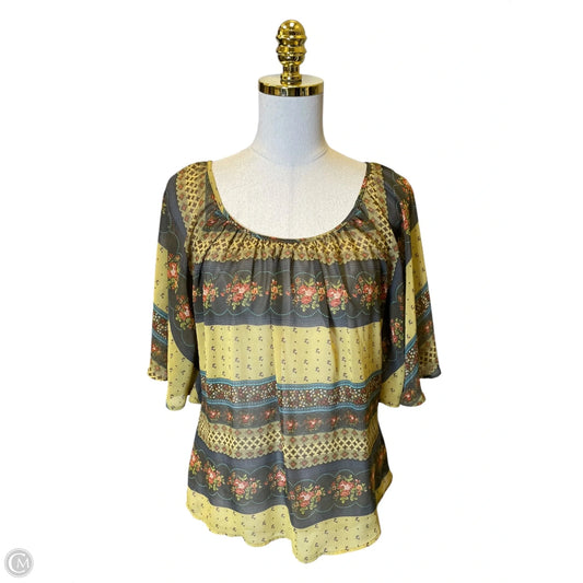 Top Short Sleeve By Hip In Multi-colored, Size: S
