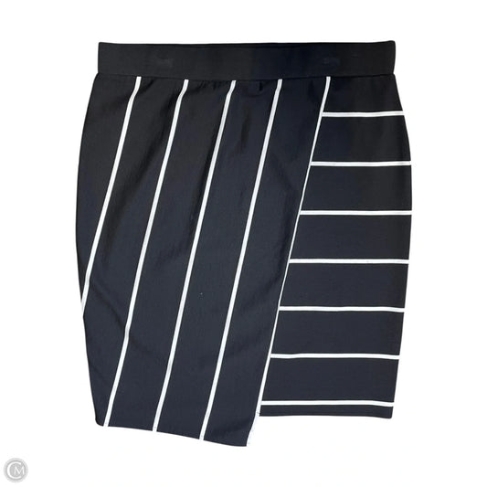 Skirt Midi By Belle + Sky In Black & White, Size: Xl