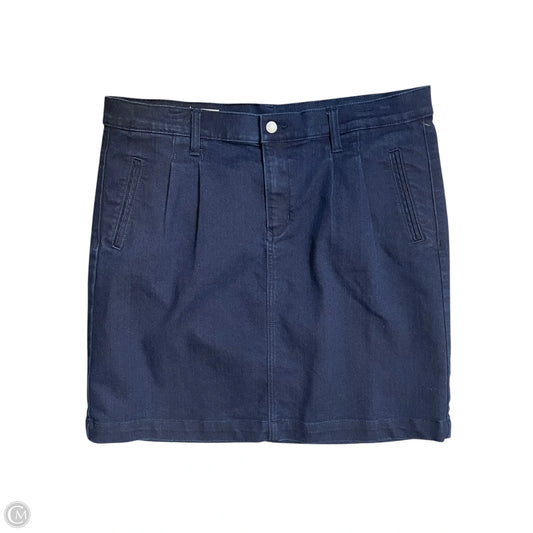 Skirt Midi By Gap In Blue Denim, Size: 16