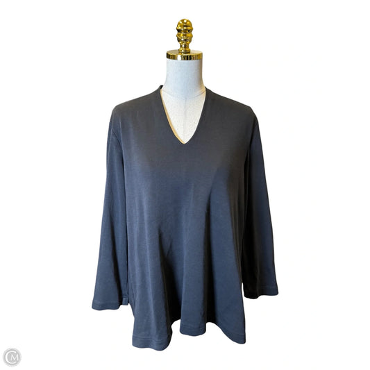 Sweater By Chicos In Black, Size: L