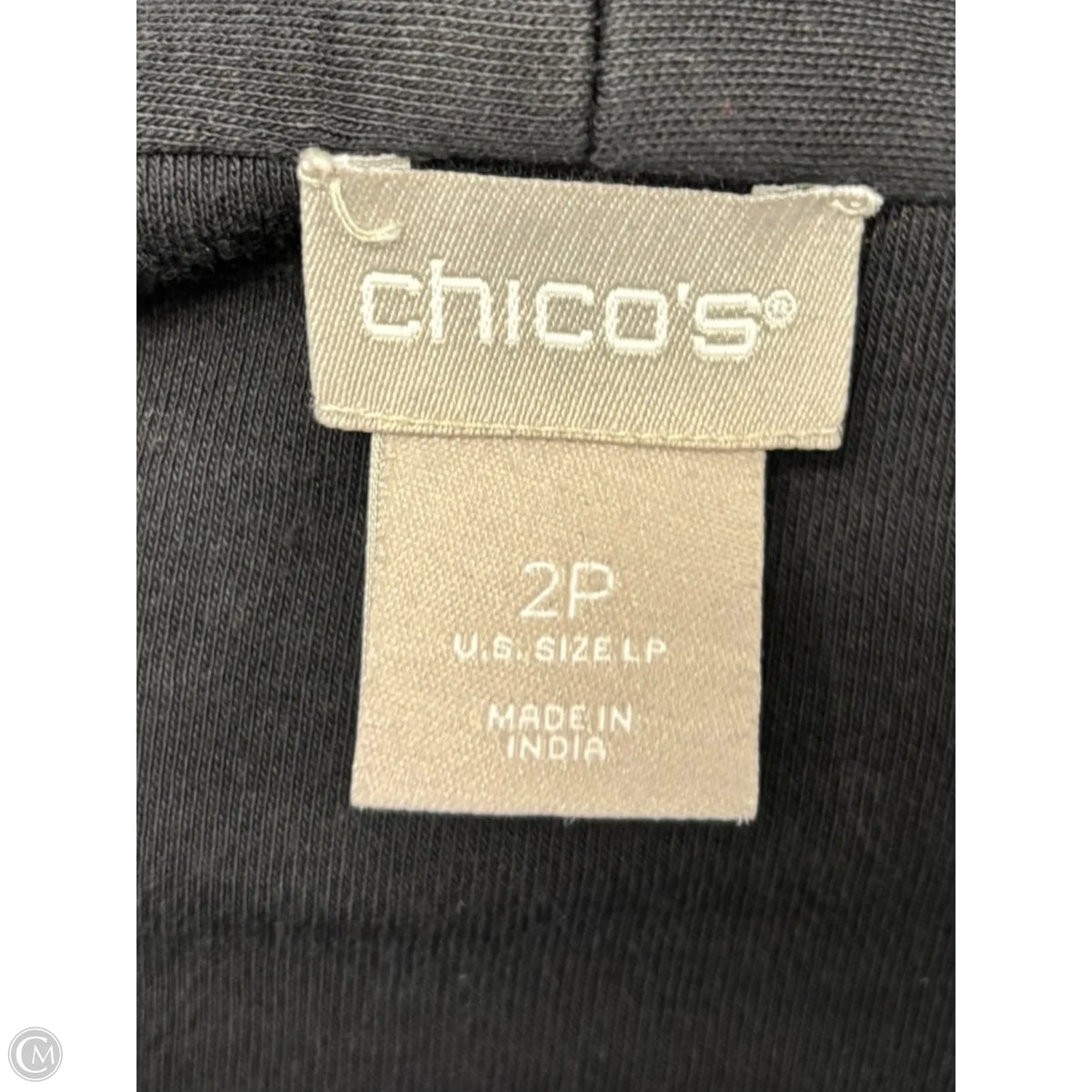 Sweater By Chicos In Black, Size: L