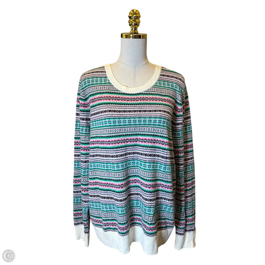 Sweater By Talbots In Multi-colored, Size: Xl