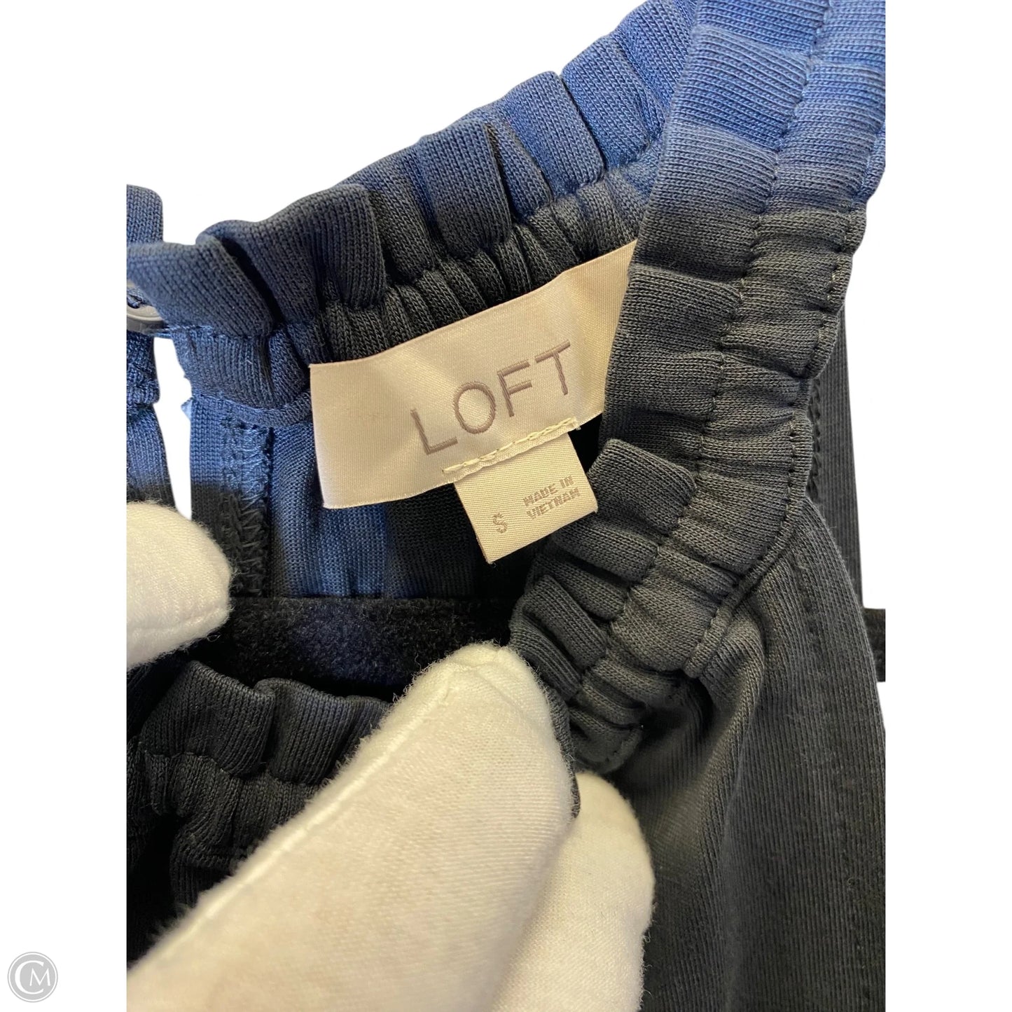 Dress Casual Midi By Loft In Grey, Size: S