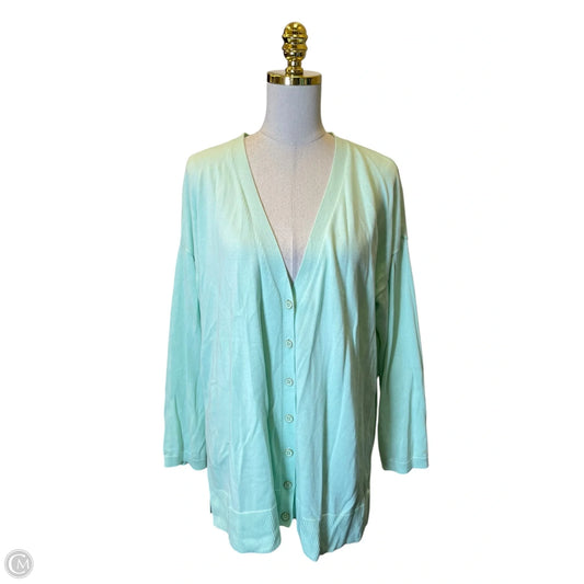 Cardigan By Talbots In Teal, Size: 1x