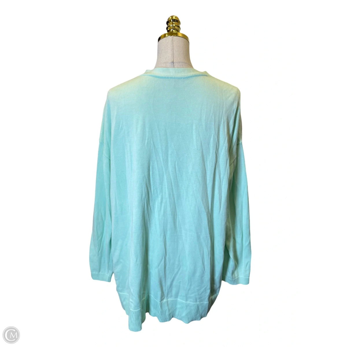 Cardigan By Talbots In Teal, Size: 1x