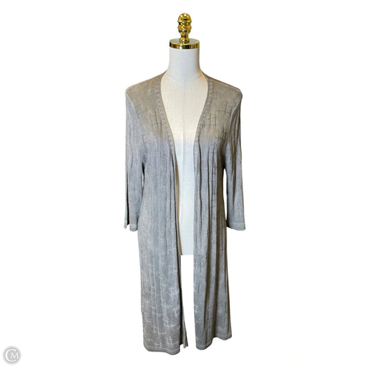 Cardigan By Clothes Mentor In Grey, Size: Xl