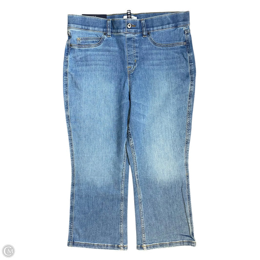 Jeans Flared By Spanx In Blue Denim, Size: Xl