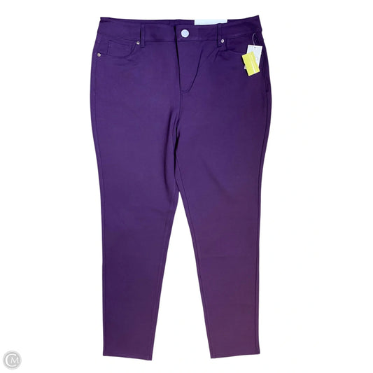 Pants Dress By Cato In Purple, Size: 14
