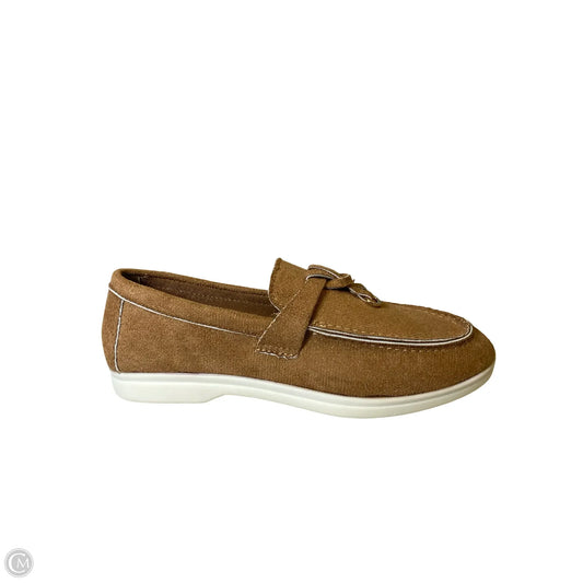 Shoes Flats By Clothes Mentor In Brown, Size: 8.5