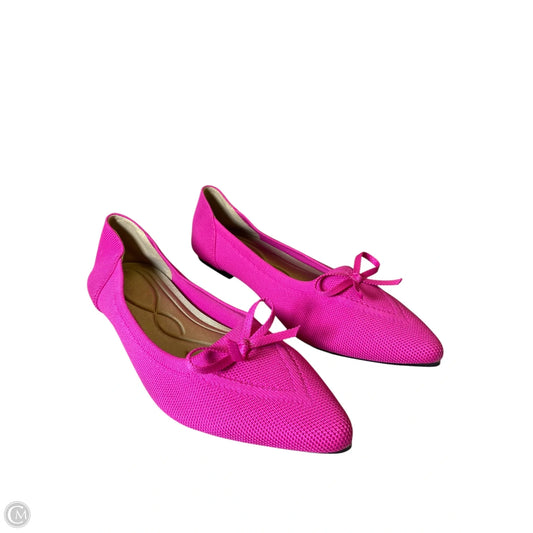 Shoes Flats By Clothes Mentor In Pink, Size: 12.5