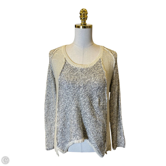 Sweater By Rd Style In Black & Cream, Size: M
