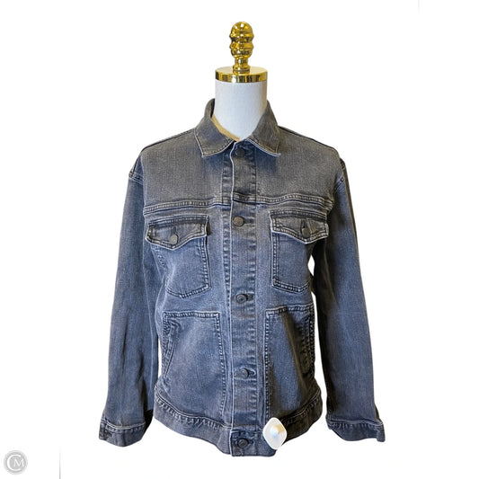 Jacket Denim By Uniqlo In Black, Size: M