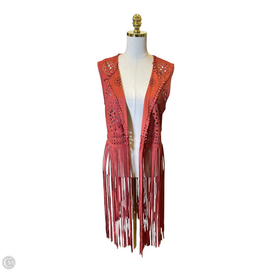 Vest Other By Clothes Mentor In Orange, Size: Xl