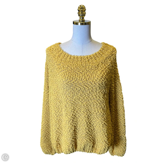 Sweater By Woven Heart In Yellow, Size: M