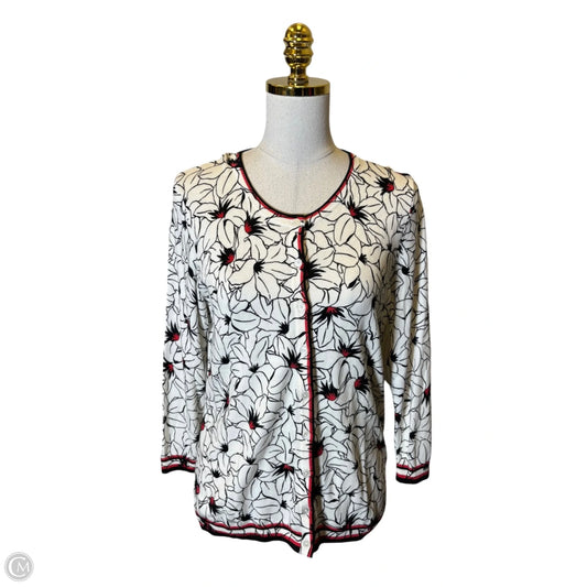 Cardigan By Talbots In Multi-colored, Size: M