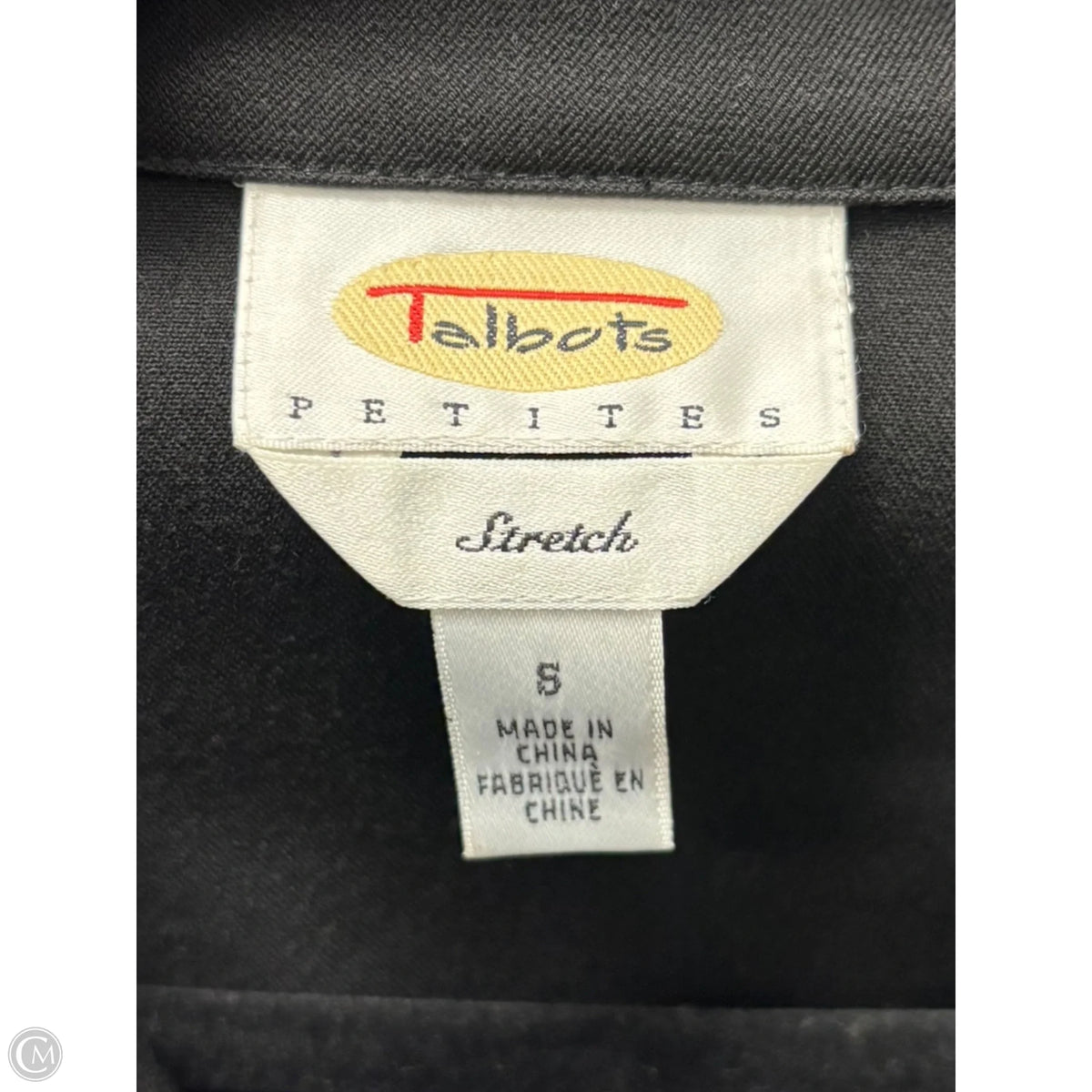 Jacket Other By Talbots In Black, Size: S
