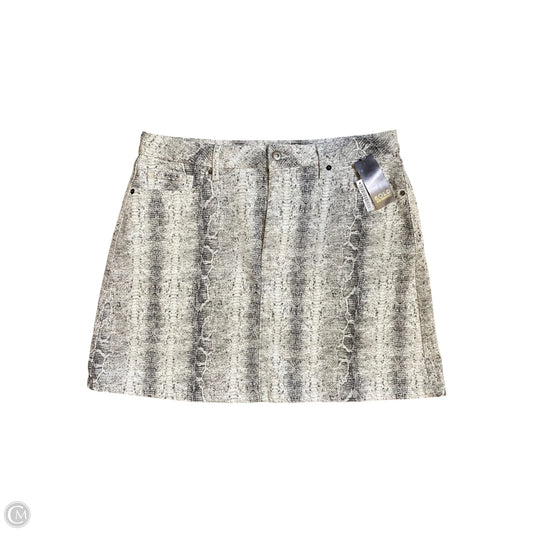 Skirt Midi By Bold Elements In Snakeskin Print, Size: 14
