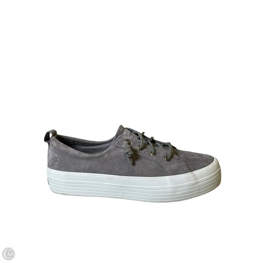 Shoes Sneakers Platform By Sperry In Grey, Size: 8.5