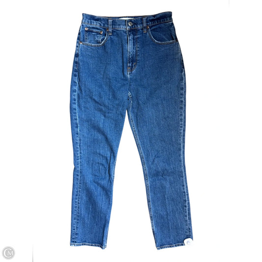 Jeans Straight By Abercrombie And Fitch In Blue Denim, Size: 4