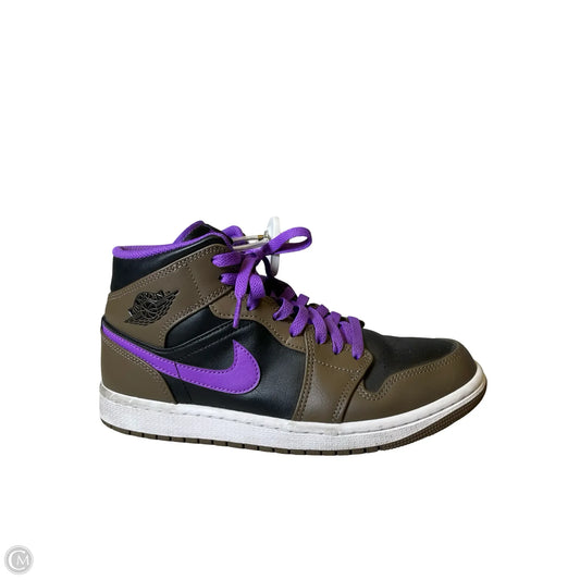 Shoes Luxury Designer By Jordan In Multi-colored, Size: 10