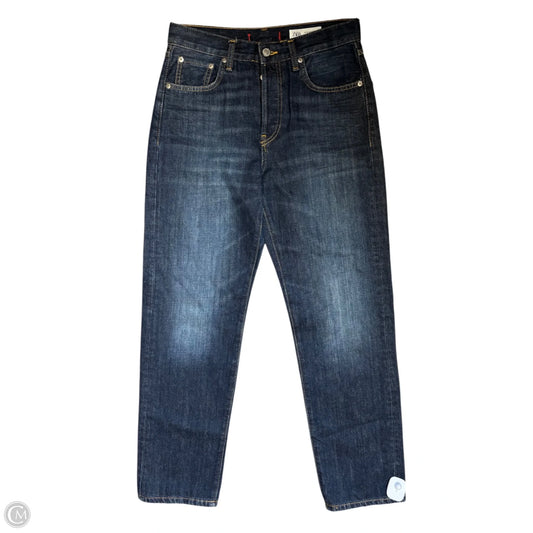 Jeans Straight By Zara In Blue Denim, Size: 4