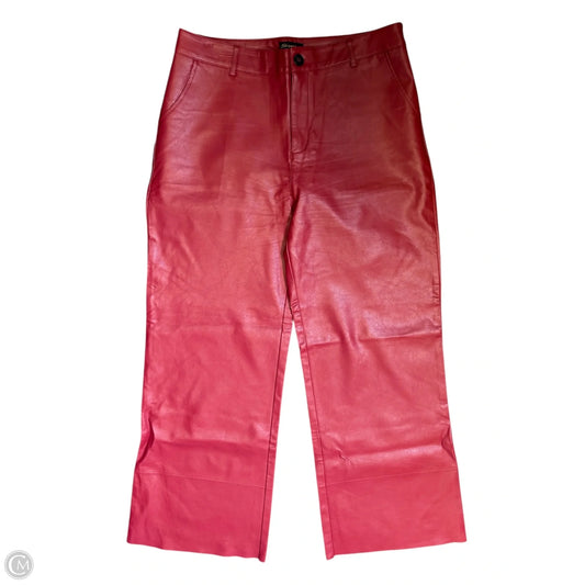 Pants Wide Leg By Shinestar In Red, Size: Xl