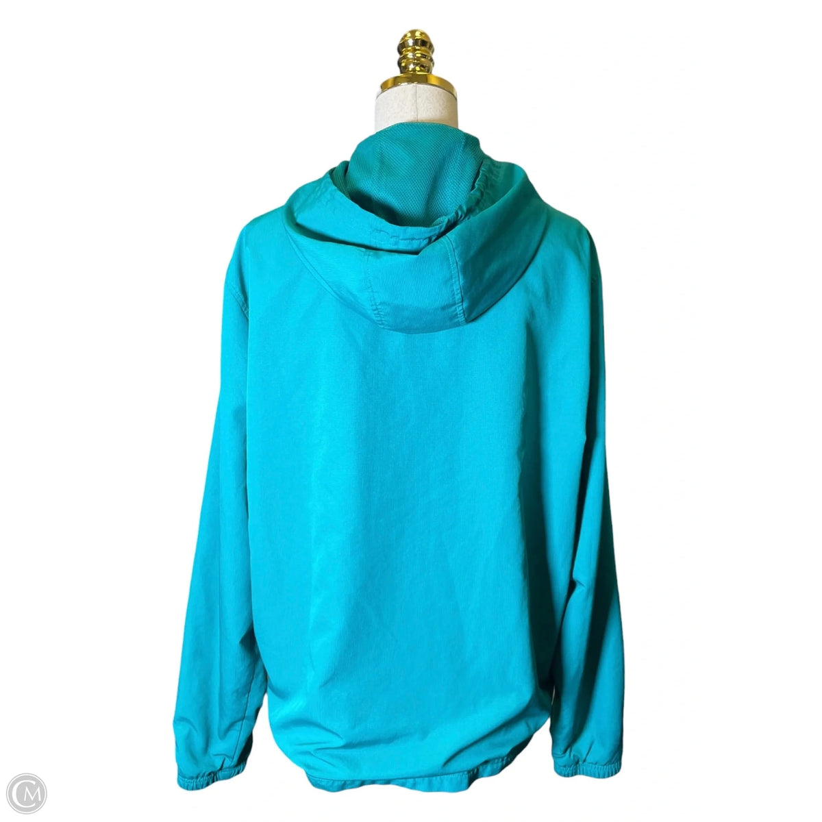 Athletic Jacket By Under Armour In Teal, Size: L