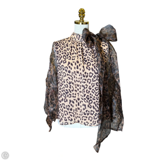 Top Sleeveless By Fate In Animal Print, Size: S