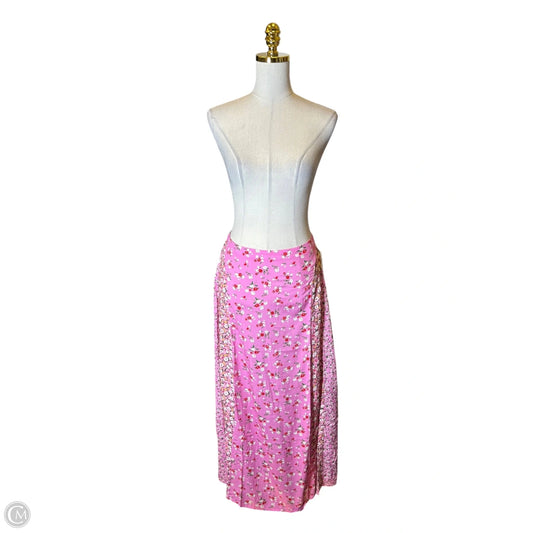 Skirt Maxi By Aemi + Co In Floral Print, Size: M