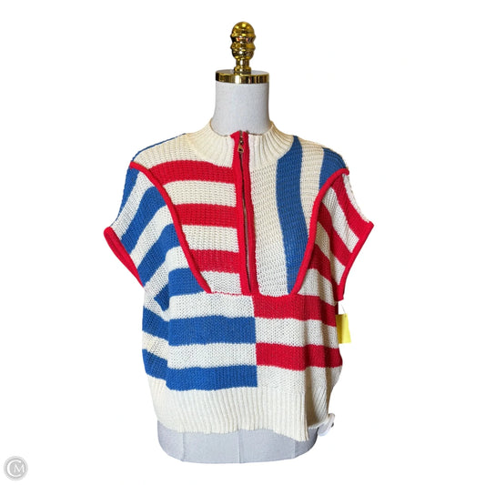 Vest Sweater By Anniewear In Multi-colored, Size: M