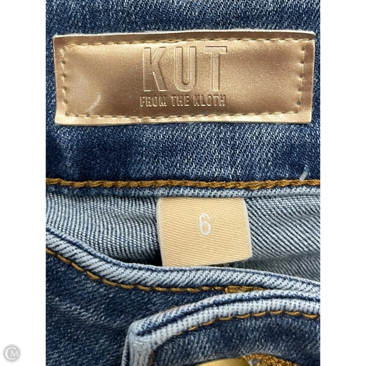 Jeans Boot Cut By Kut In Blue Denim, Size: 6