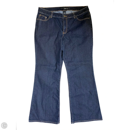 Jeans Boot Cut By Venezia In Blue Denim, Size: 16