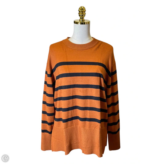 Sweater By Clothes Mentor In Black & White, Size: L