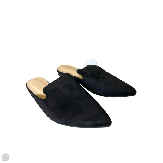 Shoes Flats By Clothes Mentor In Black, Size: 7.5