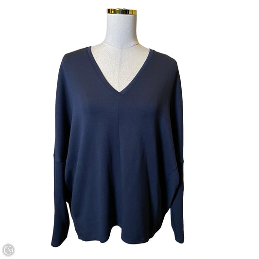 Top Long Sleeve By Wynne Layers In Navy, Size: M