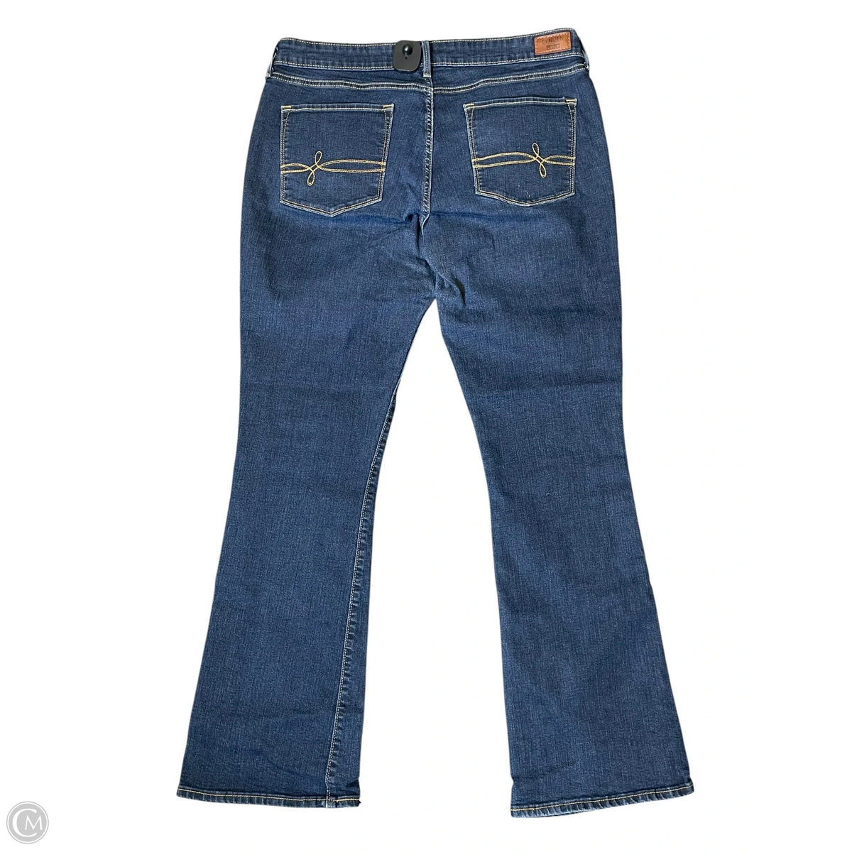 Jeans Boot Cut By Levis In Blue Denim, Size: 16