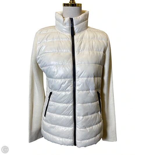 Jacket Puffer & Quilted By Lou And Grey In Cream, Size: S