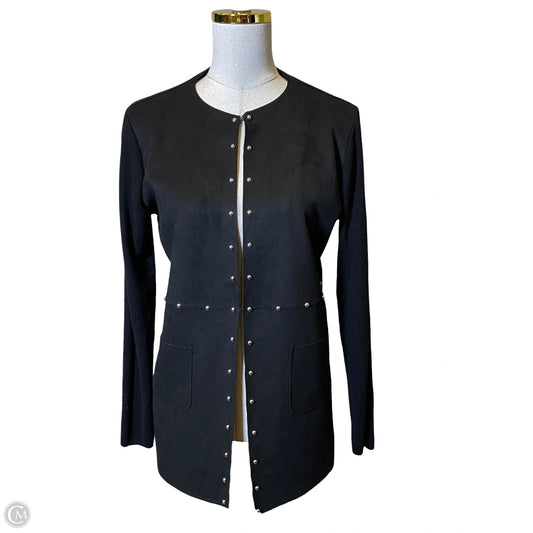 Cardigan By Sioni In Black & Silver, Size: S
