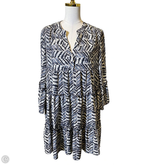 Dress Casual Midi By She + Sky In Multi-colored, Size: L