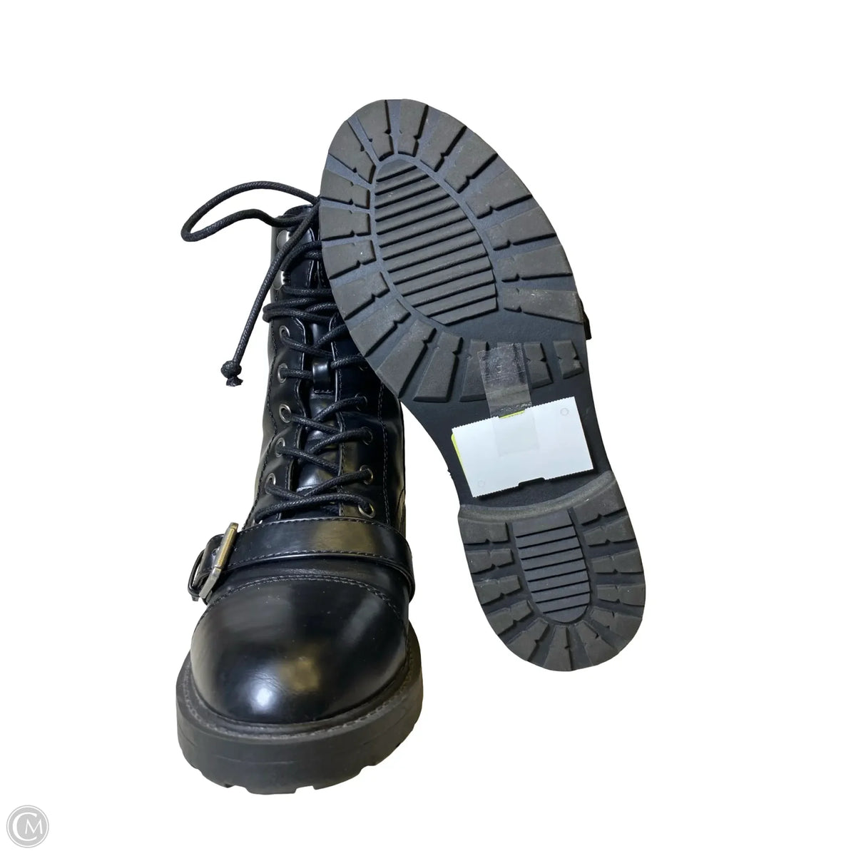 Boots Combat By White Mountain In Black, Size: 8