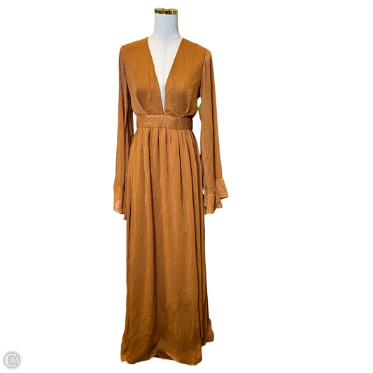 Dress Casual Maxi By Showpo In Orange, Size: 6