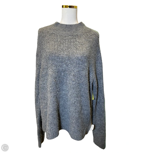 Sweater By Abercrombie And Fitch In Green & Grey, Size: Xl