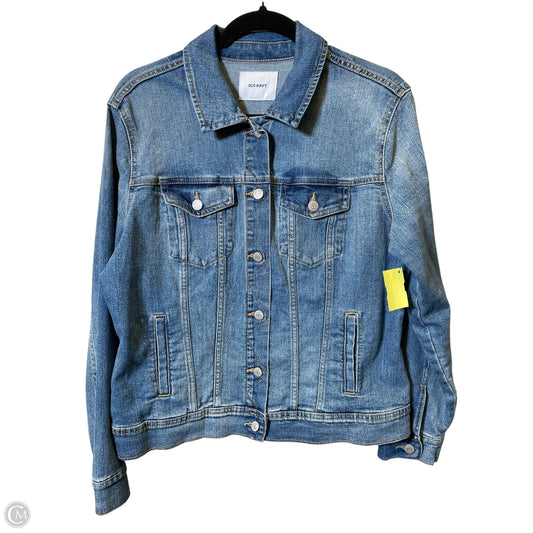 Jacket Denim By Old Navy In Blue Denim, Size: L