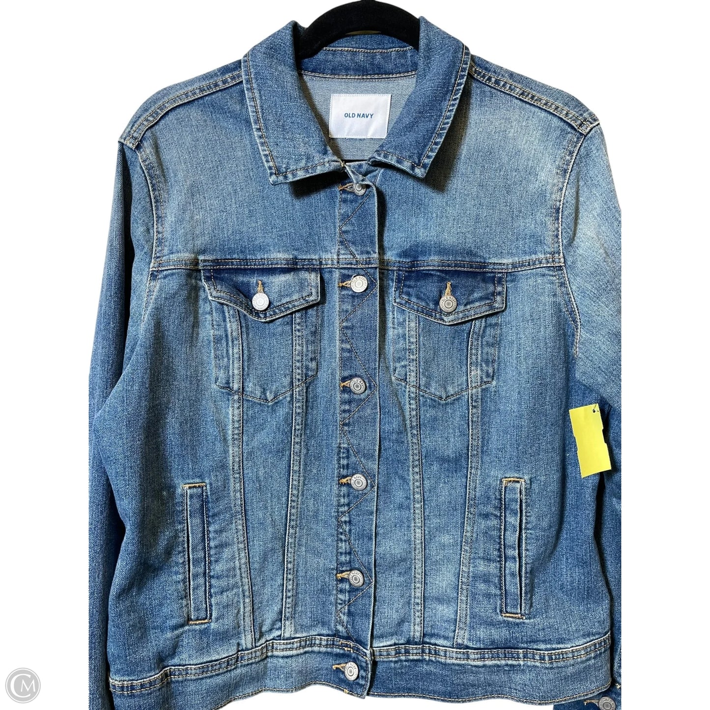 Jacket Denim By Old Navy In Blue Denim, Size: L