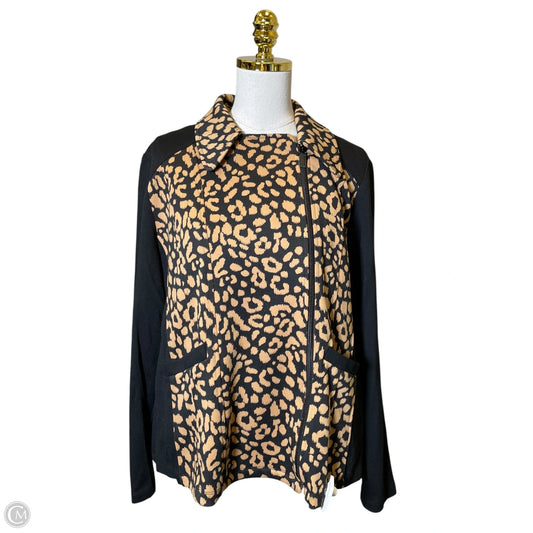 Jacket Other By Susan Graver In Animal Print, Size: L