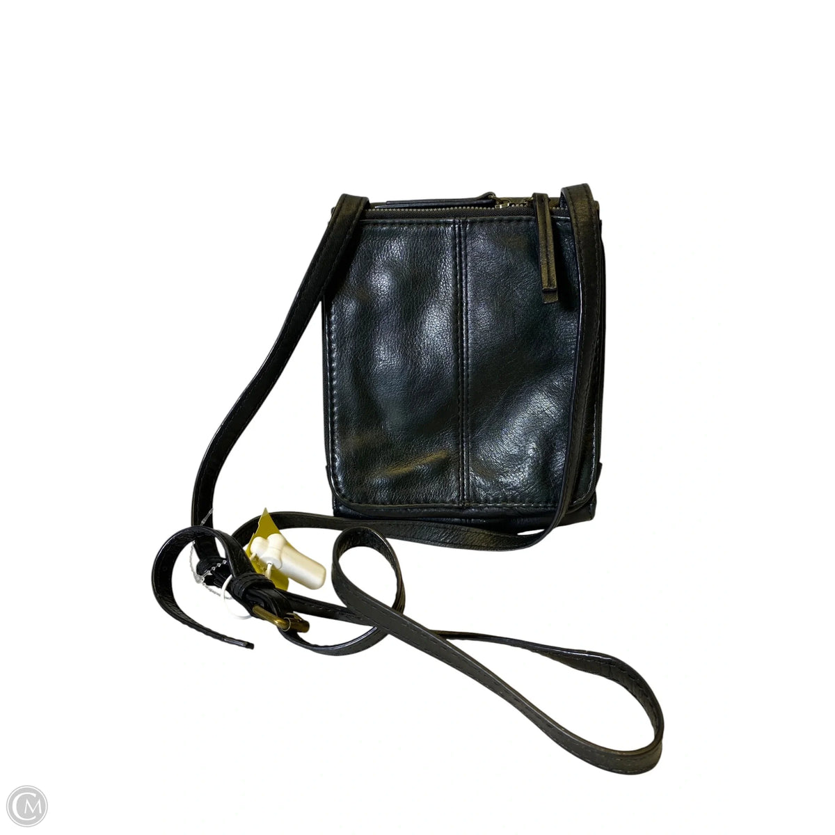 Crossbody Leather By Clothes Mentor, Size: Medium