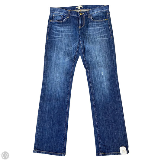 Jeans Boot Cut By Cabi In Blue Denim, Size: 10