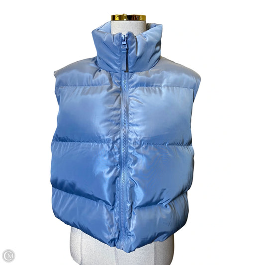 Jacket Puffer & Quilted By Fashion Nova In Blue, Size: L