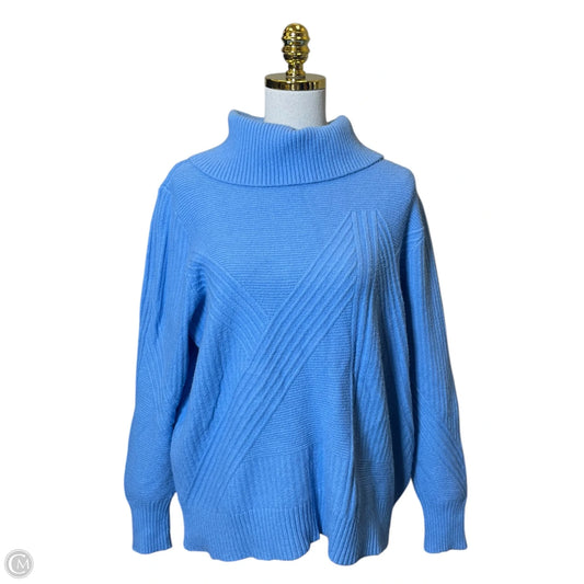 Sweater By Chicos In Blue, Size: Xl